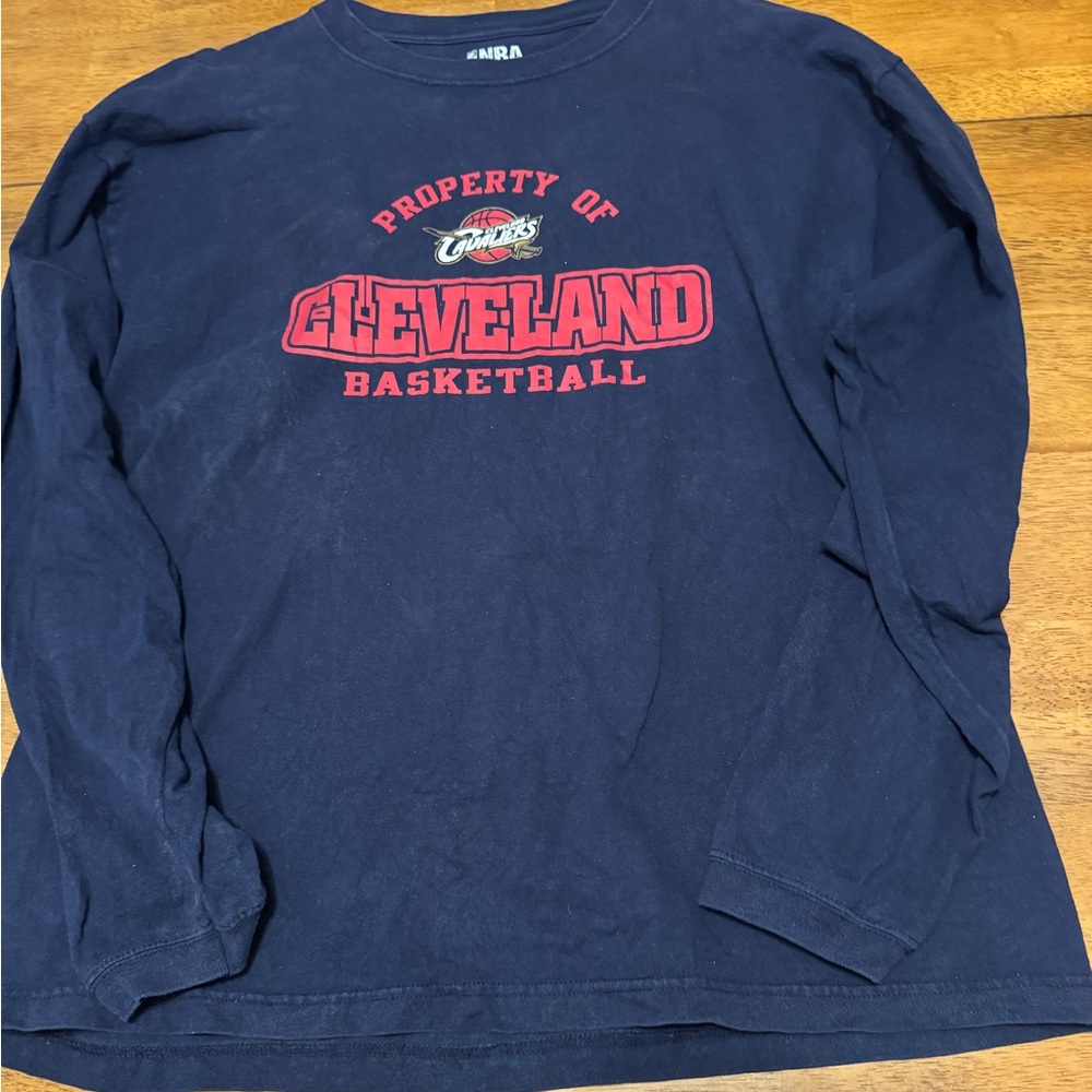 Vintage Cleveland Cavaliers Navy Long Sleeve Tee